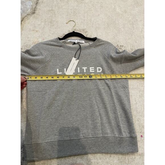 NWT $88 Limited Edition‎ Rebecca Minkoff Gray Sweater Cotton Blend Size Small - Picture 5 of 6